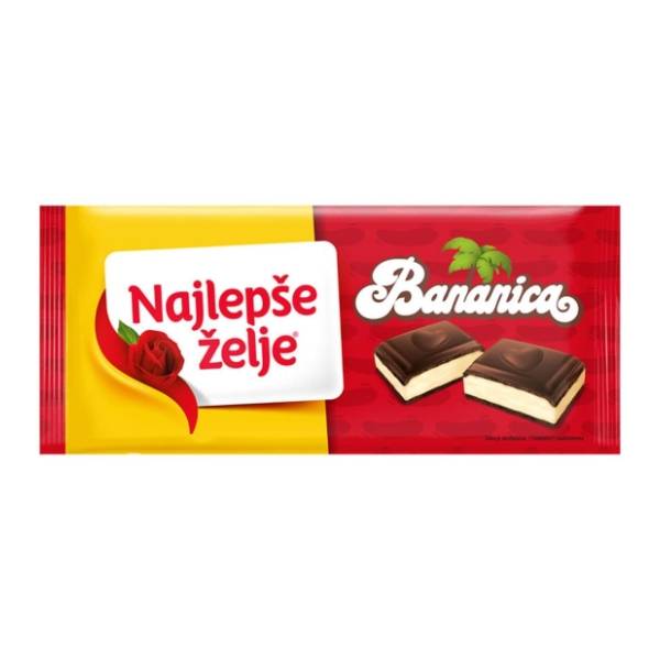 Čokolada ŠTARK Najlepše želje Bananica 100g