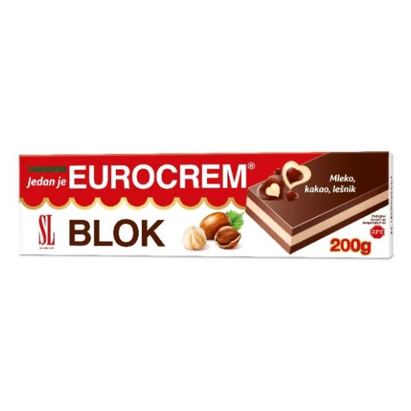 Čokolada SWISSLION Eurocrem blok 200g