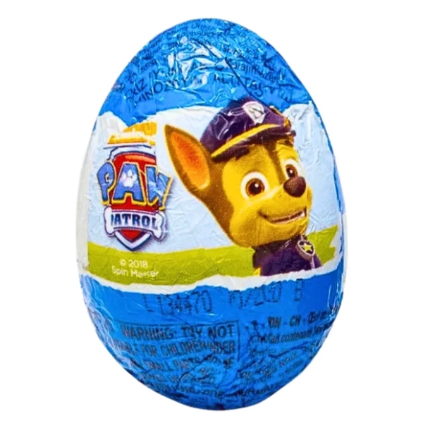 Čokoladno jaje ZAINI paw patrol 20g