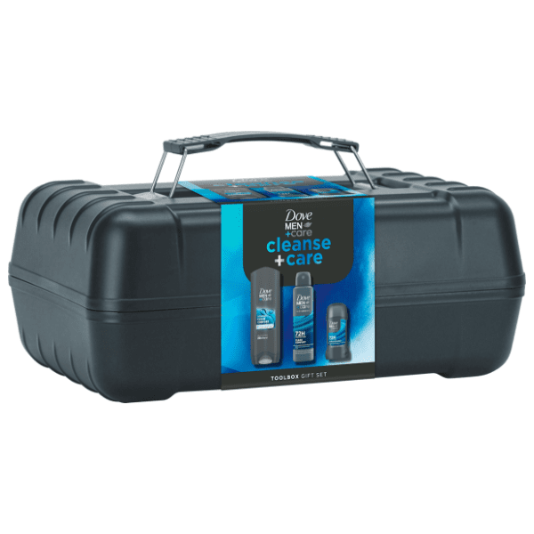 DOVE Men Toolbox set (dezodorans, gel za tuširanje i stik)