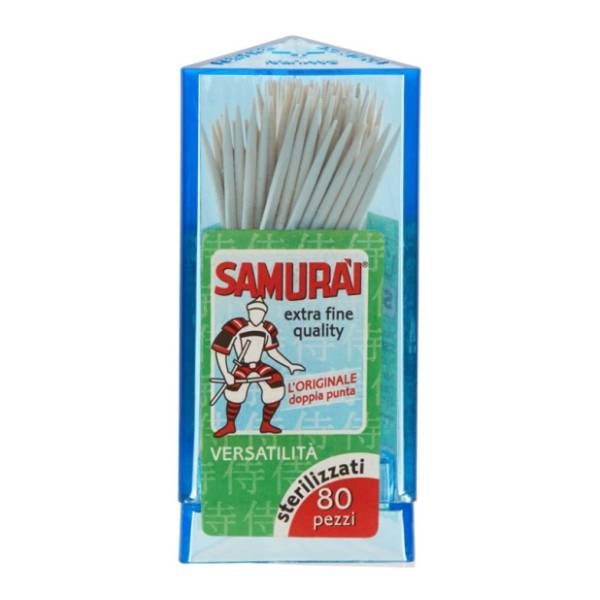 Dvostrano zašiljene čačkalice od breze SAMURAI 80kom