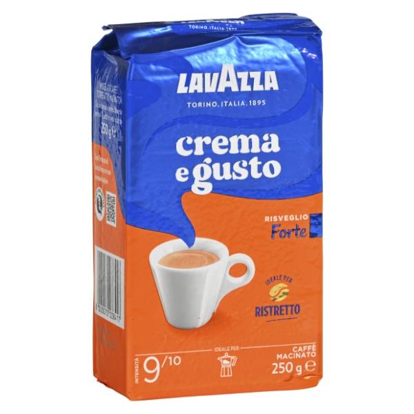 Espresso kafa LAVAZZA Crema E Gusto Forte mlevena 250g