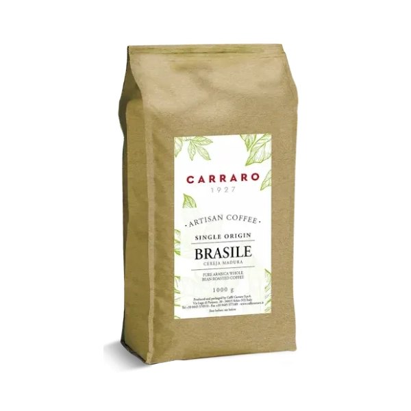 Espresso kafa CARRARO Brasile Single Origin u zrnu 1kg