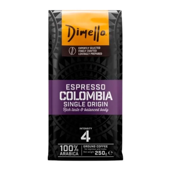 Espresso kafa DIMELLO Colombia mlevena 250g
