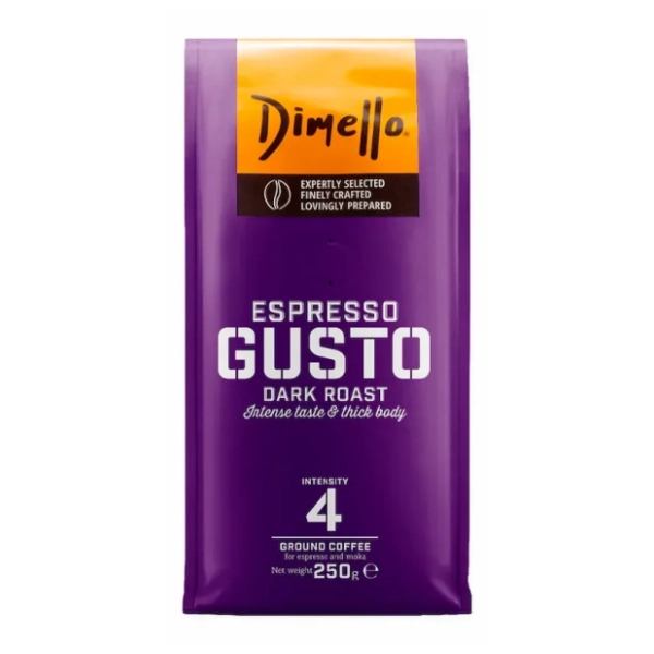 Espresso kafa DIMELLO Gusto mlevena 250g