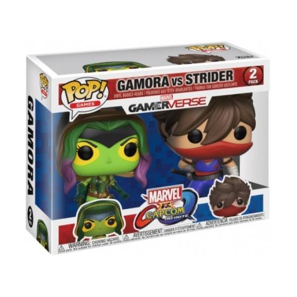 Figure Gamora vs Strider Marvel vs Capcom FUNKO