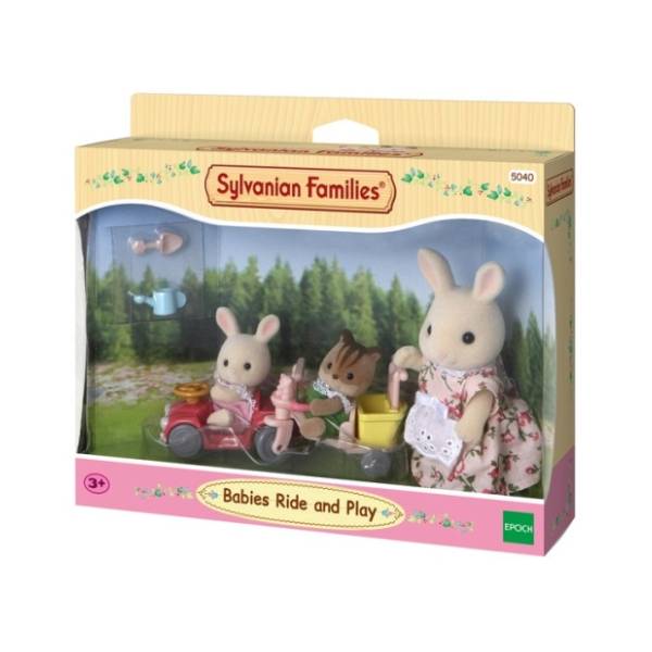 Figurice Babies ride and play SYLVANIAN