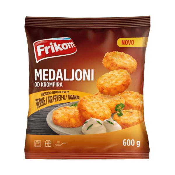 FRIKOM Medaljoni od krompira 600g