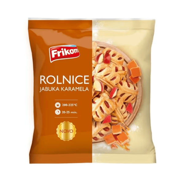FRIKOM smrznute rolnice jabuka i karamela 800g