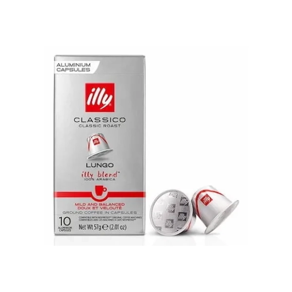 Kapsule ILLY Lungo 15kom
