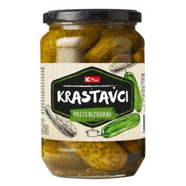 Krastavci K PLUS 670g