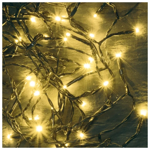 Lampice za jelku sa 200 toplo belih LED dioda