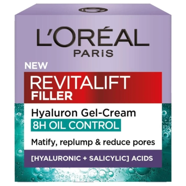L'OREAL Revitalift filler gel krema za masnu kožu 50ml