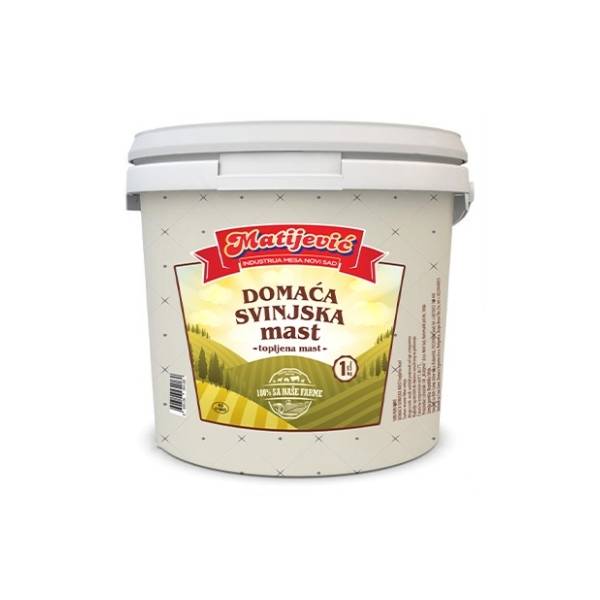 MATIJEVIĆ domaća svinjska mast kantica 1kg
