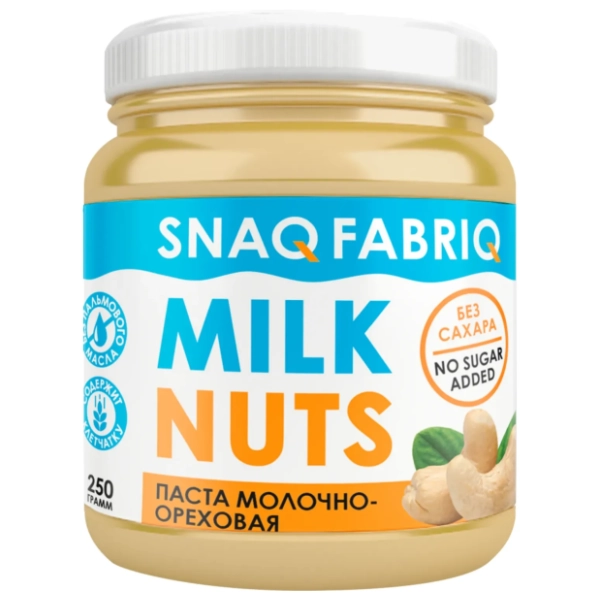 Mleko krem SNAQ FABRIQ sa indijskim orahom 250g