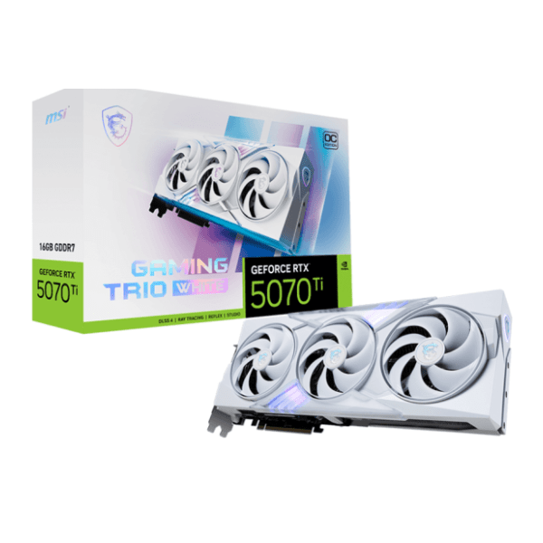 MSI nVidia GeForce RTX 5070 Ti GAMING TRIO OC White 16GB GDDR7 256-bit grafička kartica