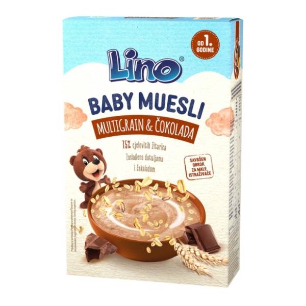 PODRAVKA Lino baby musli multigrain i čokolada 150g