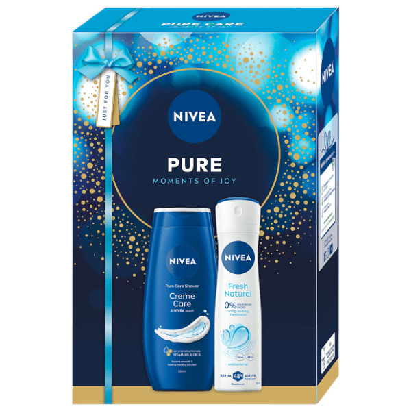 NIVEA set Pure care (dezodorans i losion za telo)