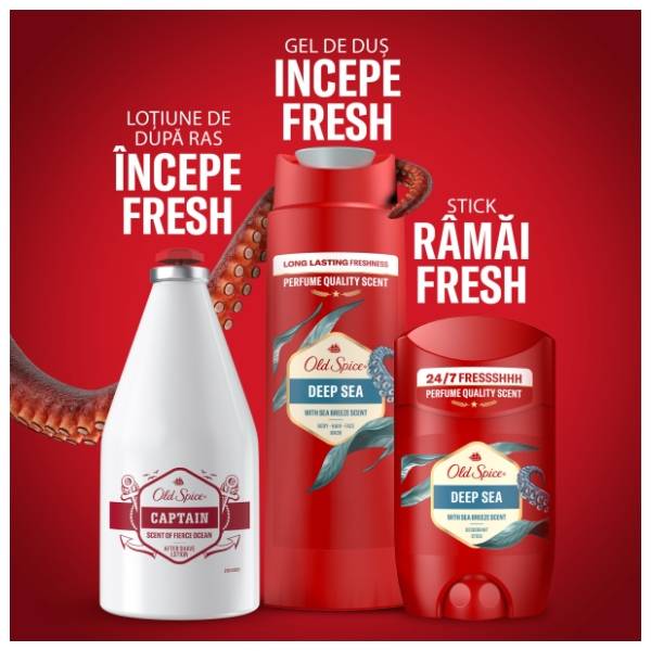 OLD SPICE set Deep sea (stik, gel za tuširanje i after shave)