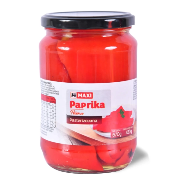 Paprike MAXI pečene 670g