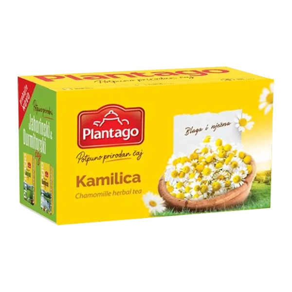 PLANTAGO čaj kamilica 26g