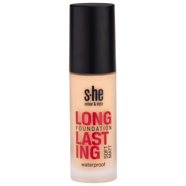 S-HE COLOUR&STYLE Long lasting soft matt puder 190/002 vanilla