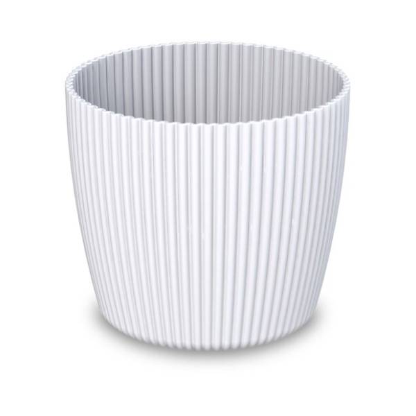 Saksija GARDINO Wave 18cm bela