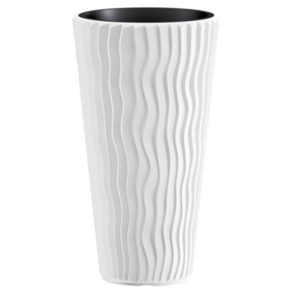Saksija PROSPERPLAST Sandy 40x71cm bela