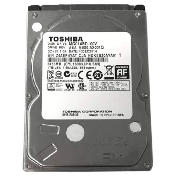 TOSHIBA hard disk 1TB MQ01ABD100V