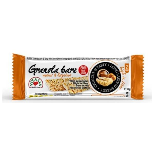 VITALIA Granola bar orah i lešnik 35g