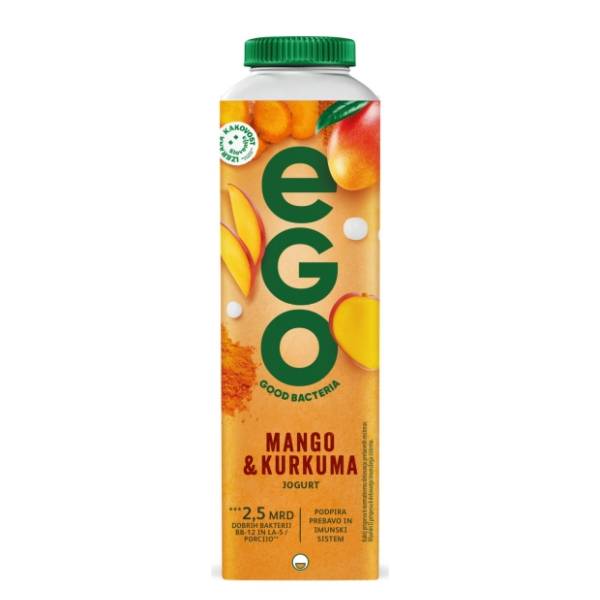 Voćni jogurt EGO mango i kurkuma 330g
