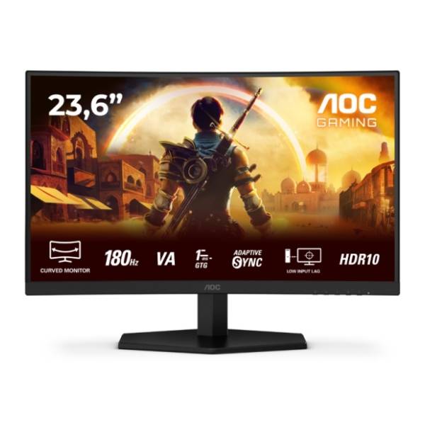AOC zakrivljeni monitor 23.6" VA C24G42E