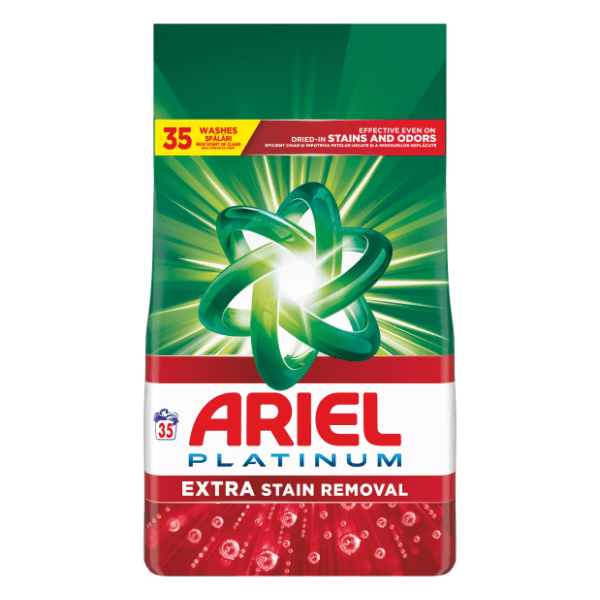 ARIEL Platinum extra stain deterdžent 35 pranja (2,275kg)