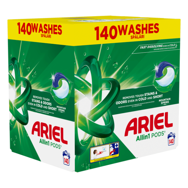 ARIEL PODS Mountain spring kapsule za veš 2x70kom