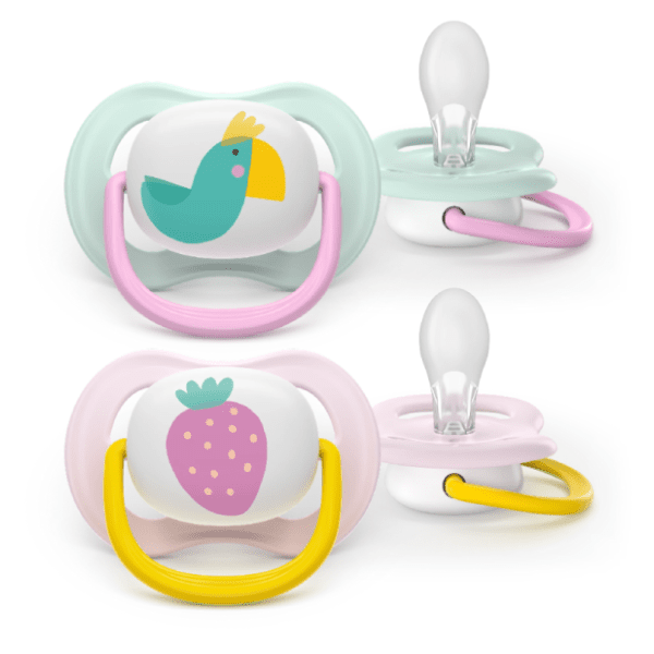 AVENT laža Sthr Air Coll (0-6m) roze i žuta 2kom