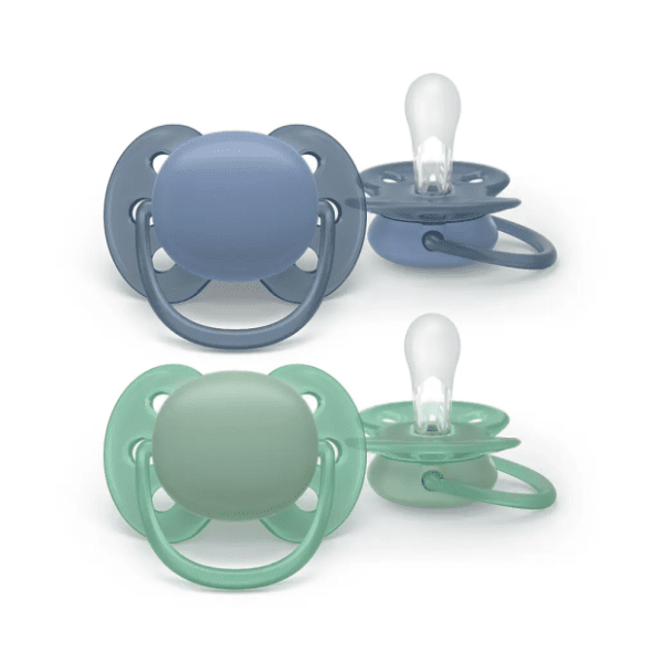 AVENT varalica Soft (6-18m) plava i zelena 2kom