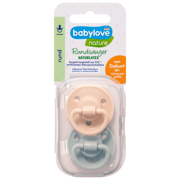 BABYLOVE Nature laža okrugla od lateksa (0m) 2kom