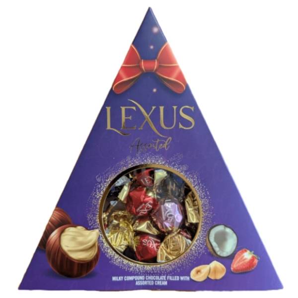 Bombonjera LEXUS jelka lešnik krem 120g