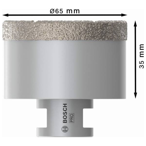 BOSCH 65x35x22.23 mm M14 2608587129 dijamantska kruna