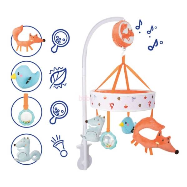 CANPOL BABIES muzička vrteška za bebe Lisica