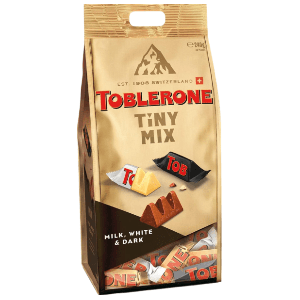 Čokoladica TOBLERONE Tiny mix black & white 240g