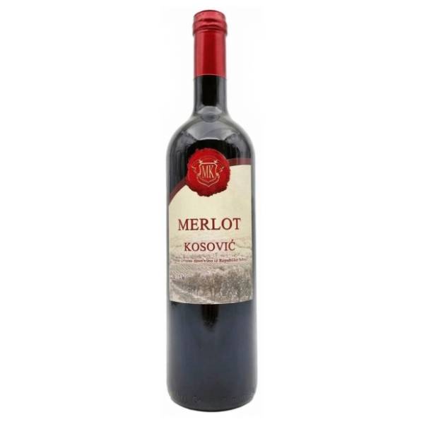 Crno vino KOSOVIĆ Merlot 0,75l