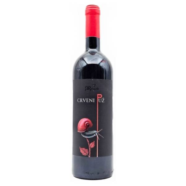 Crno vino RNJAK Crveni puž 0,75l