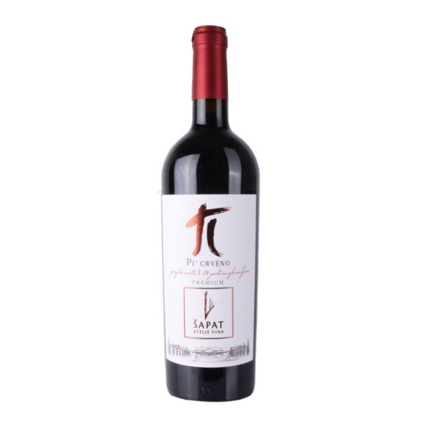 Crno vino ŠAPAT Pi crveno Premium 0,75l