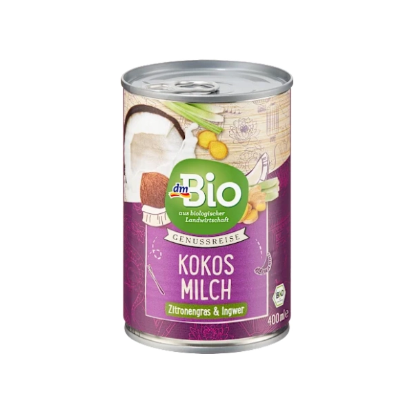DM BIO kokosovo mleko limunova trava i đumbir 400ml