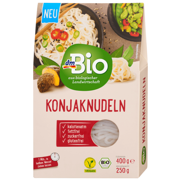 DM BIO tanki rezanci u vodenom nalivu od korena konjaka 400g