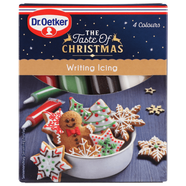 DR.OETKER Dekor za tortu christmas writing 76g