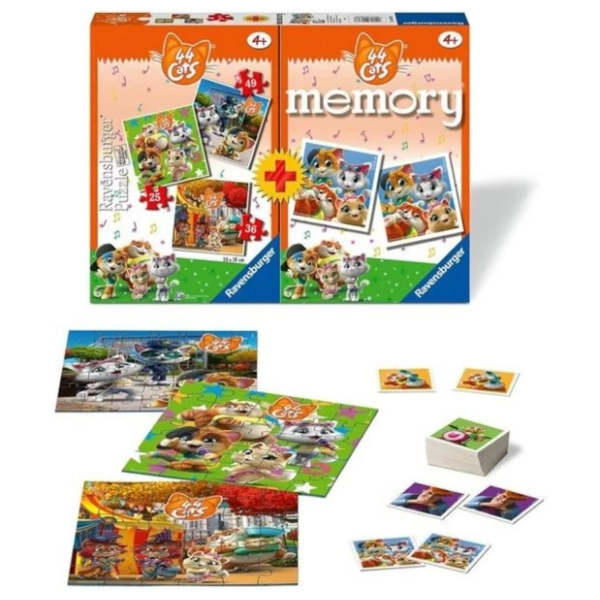 Igra memorije Cats 44 RAVENSBURGER