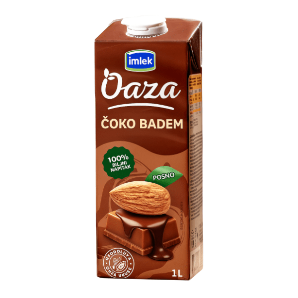 IMLEK OAZA čokoladni napitak od badema 1l