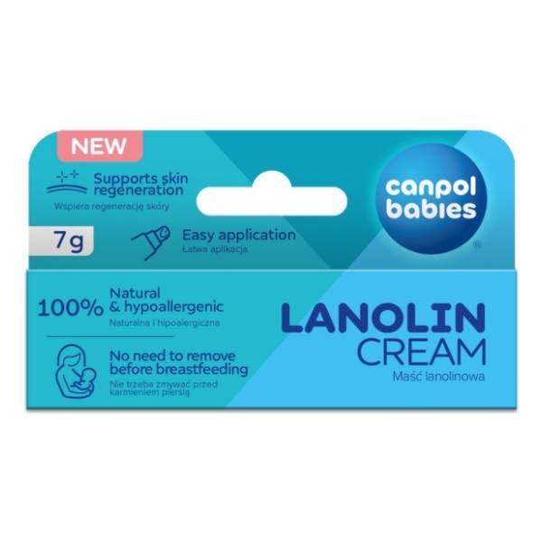 Krema za negu i zaštitu bradavica 	CANPOL BABIES Lanolin 7g